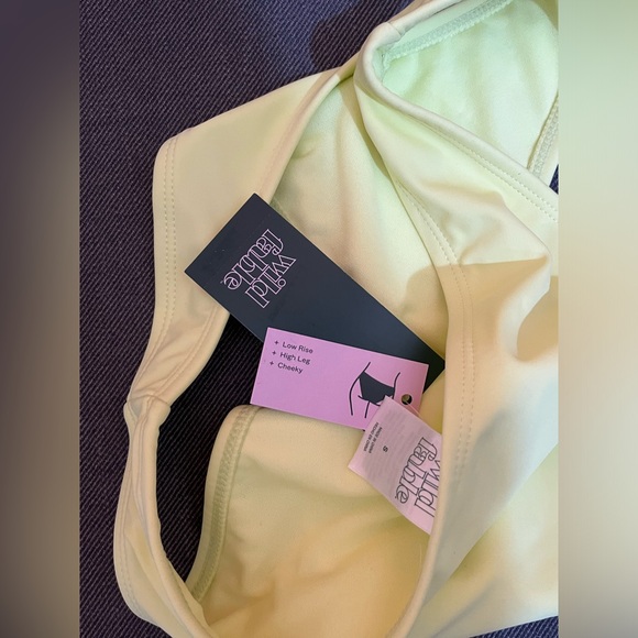 Small Neon Green Two Piece Bathing Suit NWT - Picture 7 of 7